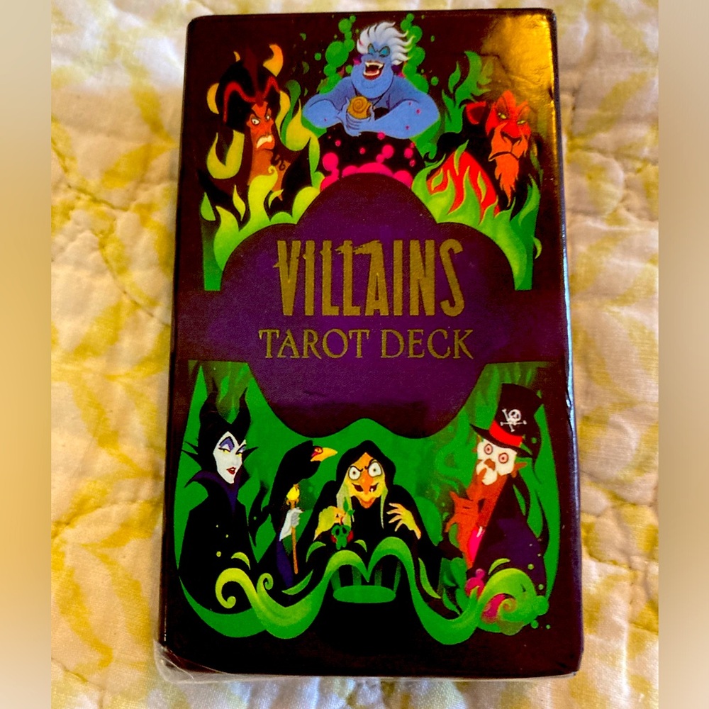 Disney Villains Tarot Deck Playing Cards Set New! Think Halloween